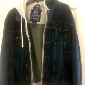 Denim Hooded Jacket